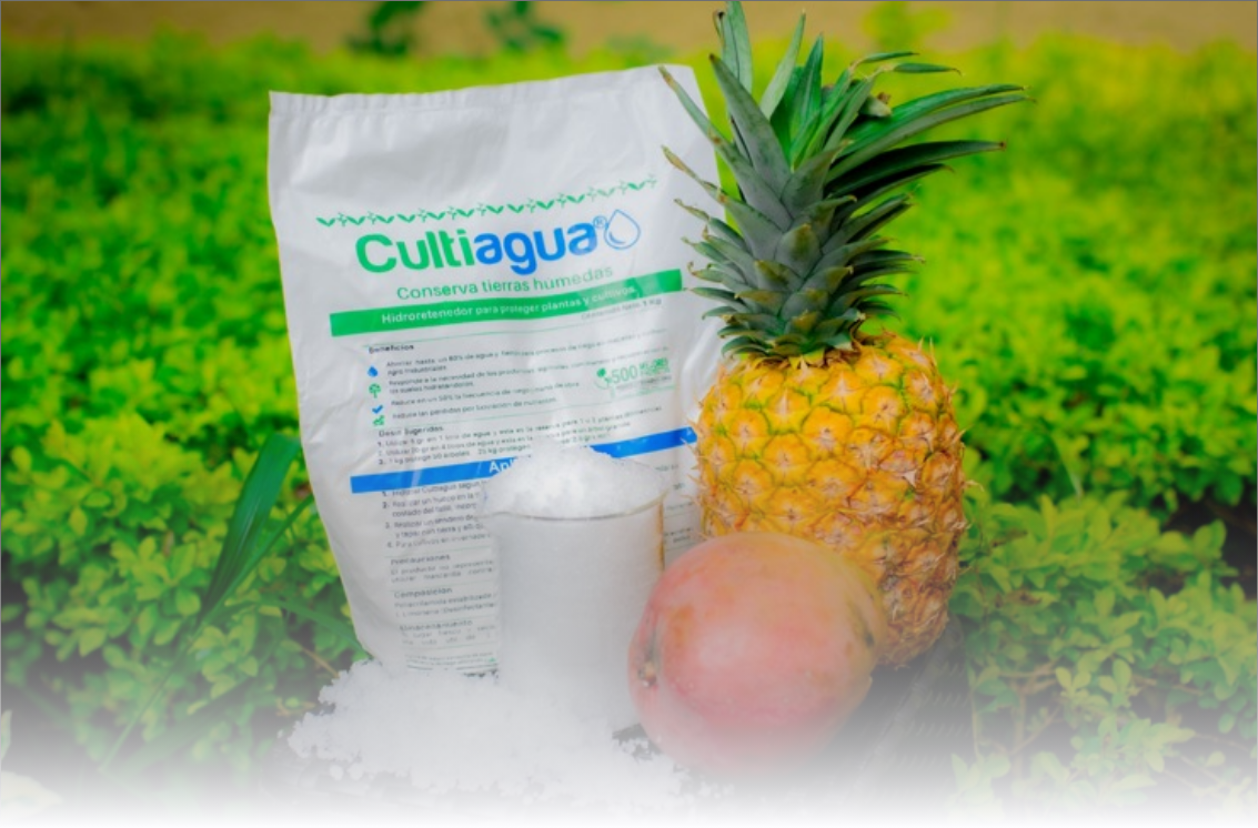 Cultiagua: Hidroretenedor Edáfico que Ahorra 80% de Agua